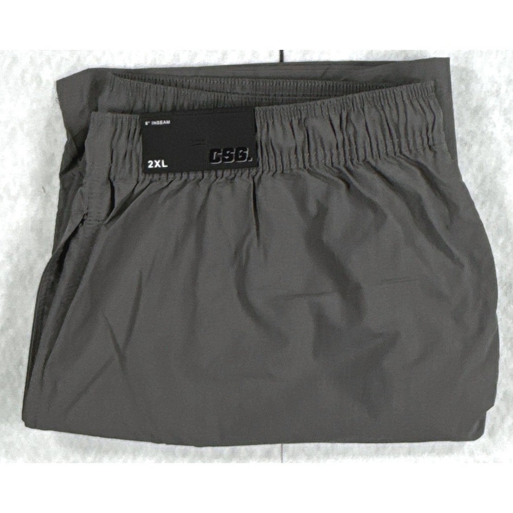 CSG City Wind Shorts Mens 2XL Grey Athletic Casual Drawstring NWT